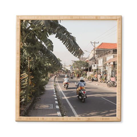 Henrike Schenk - Travel Photography Tropical Road On Bali Island Framed Wall Art
