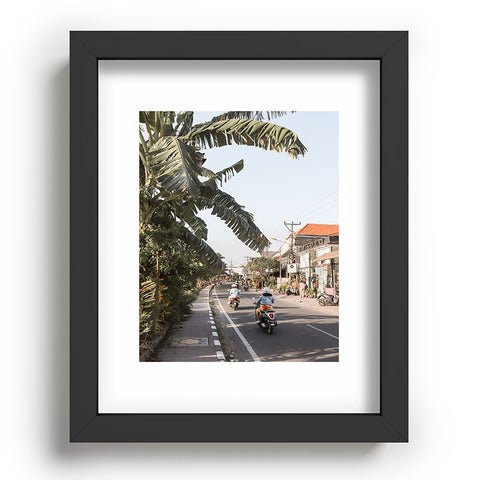 Henrike Schenk - Travel Photography Tropical Road On Bali Island Recessed Framing Rectangle
