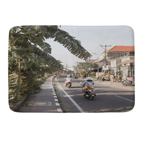 Henrike Schenk - Travel Photography Tropical Road On Bali Island Memory Foam Bath Mat