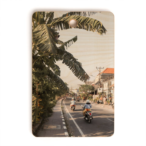 Henrike Schenk - Travel Photography Tropical Road On Bali Island Cutting Board Rectangle