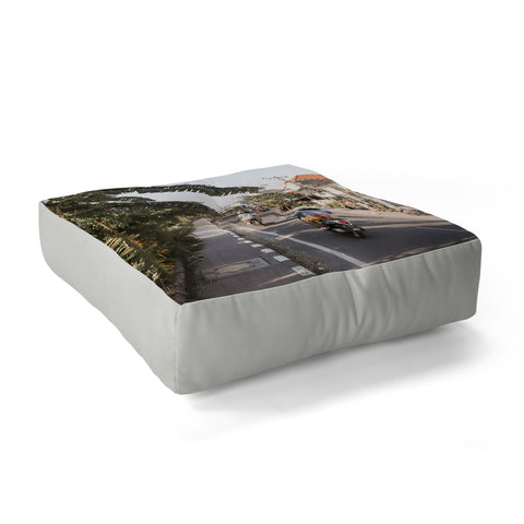 Henrike Schenk - Travel Photography Tropical Road On Bali Island Floor Pillow Square