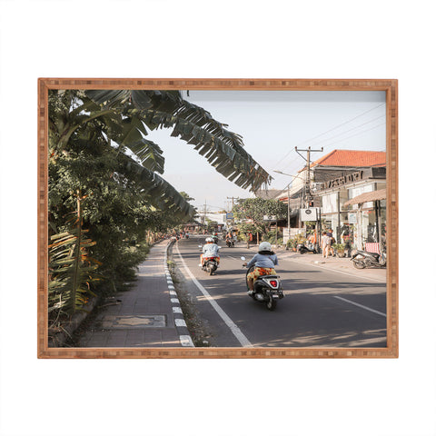 Henrike Schenk - Travel Photography Tropical Road On Bali Island Rectangular Tray