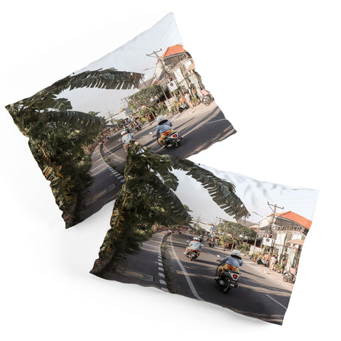 Henrike Schenk - Travel Photography Tropical Road On Bali Island Pillow Shams
