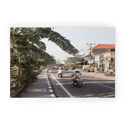 Henrike Schenk - Travel Photography Tropical Road On Bali Island Welcome Mat
