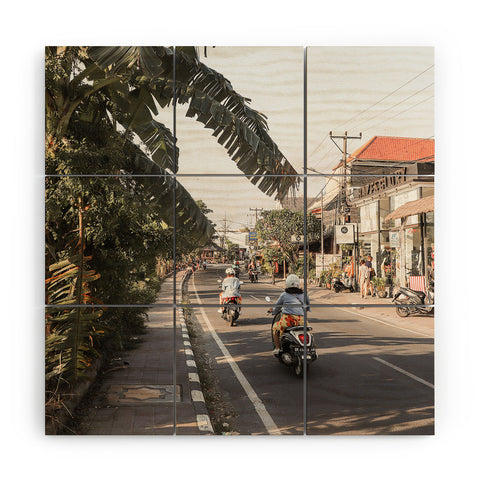 Henrike Schenk - Travel Photography Tropical Road On Bali Island Wood Wall Mural