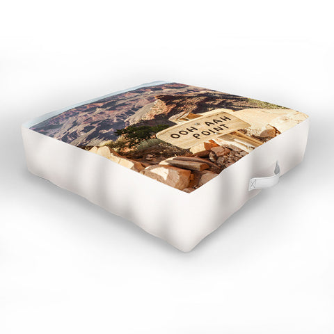 Henrike Schenk - Travel Photography Viewpoint Grand Canyon National Park Arizona Photo Outdoor Floor Cushion