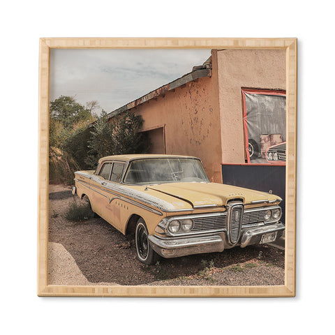 Henrike Schenk - Travel Photography Vintage American Car Art Print Famous Route 66 Scene Arizona Framed Wall Art