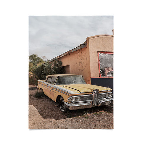 Henrike Schenk - Travel Photography Vintage American Car Art Print Famous Route 66 Scene Arizona Poster