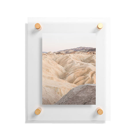 Henrike Schenk - Travel Photography Zabriskie Point In Death Valley National Park Floating Acrylic Print