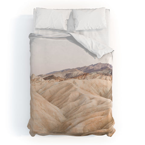 Henrike Schenk - Travel Photography Zabriskie Point In Death Valley National Park Duvet Cover