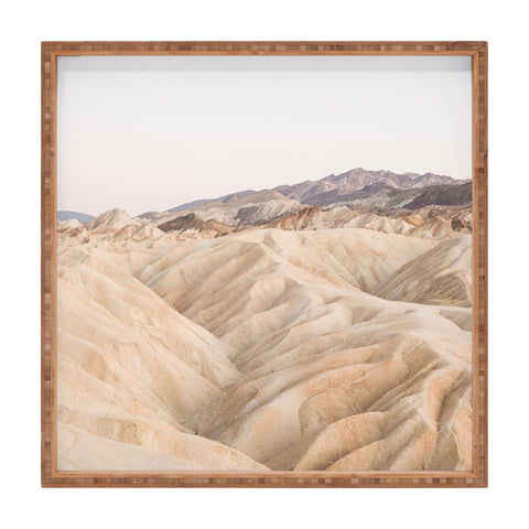 Henrike Schenk - Travel Photography Zabriskie Point In Death Valley National Park Square Tray