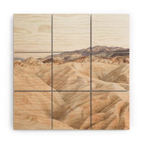 Henrike Schenk - Travel Photography Zabriskie Point In Death Valley National Park Wood Wall Mural