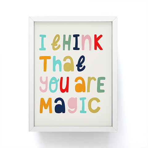 heycoco I think that you are magic Framed Mini Art Print