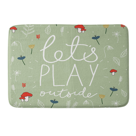 heycoco Lets Play Outside Memory Foam Bath Mat