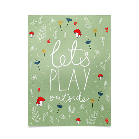 heycoco Lets Play Outside Poster