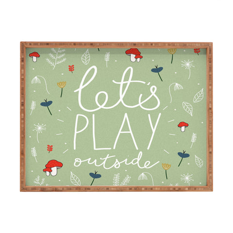 heycoco Lets Play Outside Rectangular Tray