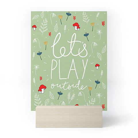 heycoco Lets Play Outside Mini Art Print