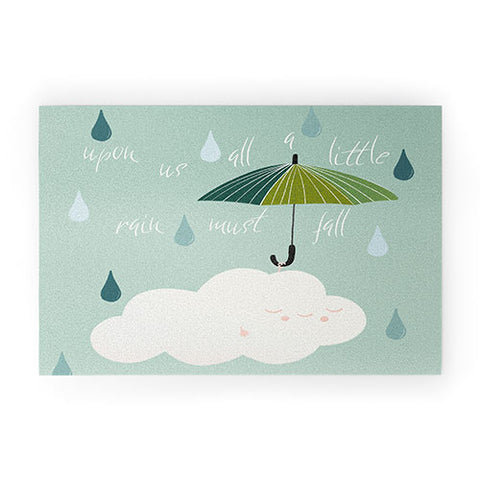 heycoco Upon us all a little rain must fall Welcome Mat