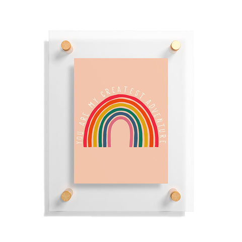 heycoco You are my greatest adventure Floating Acrylic Print