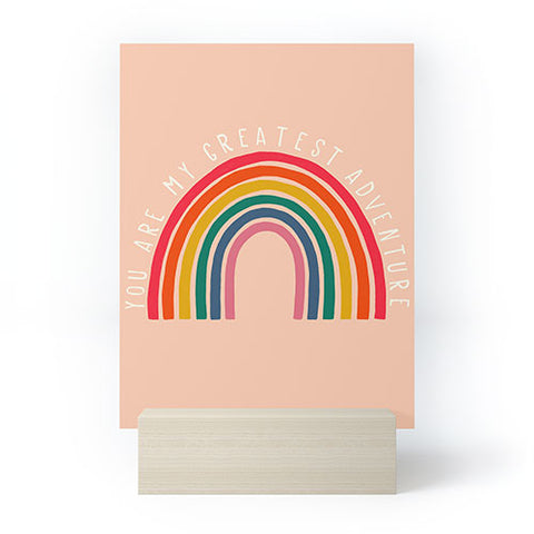 heycoco You are my greatest adventure Mini Art Print