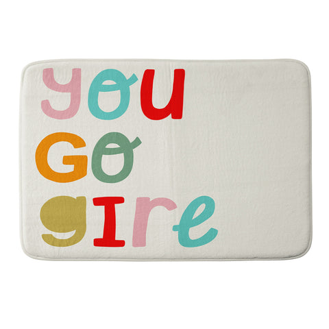 heycoco You go girl II Memory Foam Bath Mat