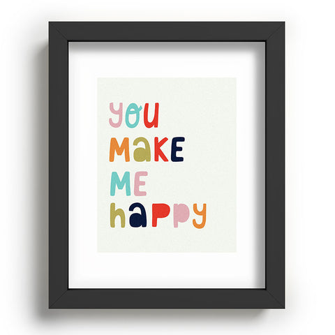 heycoco You Make Me Happy Recessed Framing Rectangle