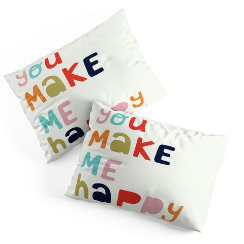 heycoco You Make Me Happy Pillow Shams