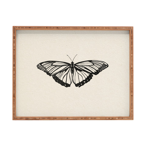High Tied Creative Butterfly I Rectangular Tray