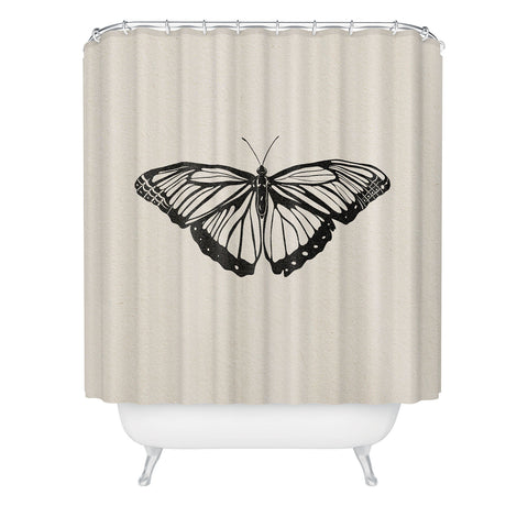 High Tied Creative Butterfly I Shower Curtain
