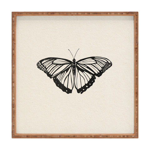 High Tied Creative Butterfly I Square Tray