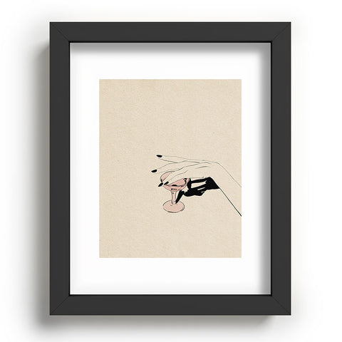 High Tied Creative Rose I Recessed Framing Rectangle