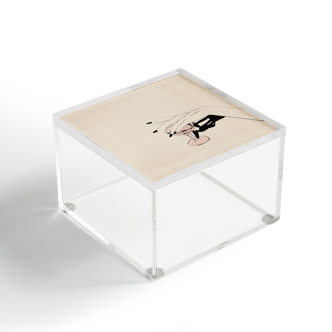 High Tied Creative Rose I Acrylic Box