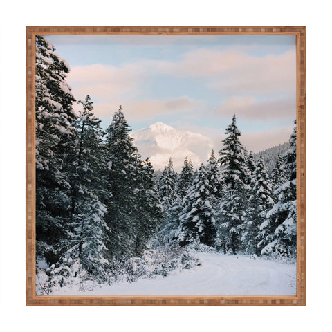 Hillary Murphy Mt Hood National Forest Square Tray