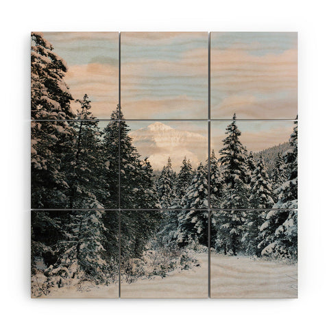Hillary Murphy Mt Hood National Forest Wood Wall Mural