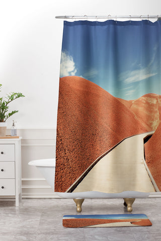 Hillary Murphy Painted Hills Shower Curtain And Mat