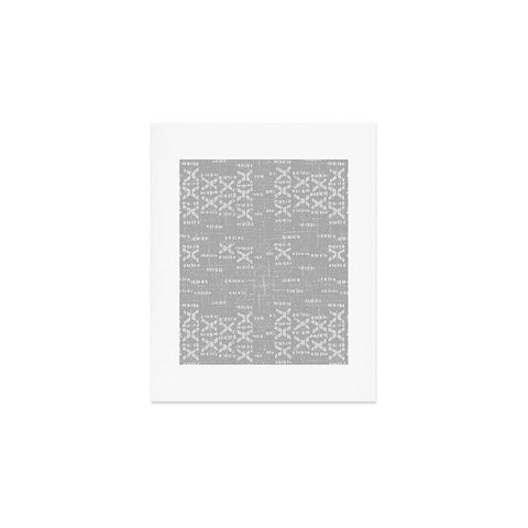 Holli Zollinger ABA MUDCLOTH GRIS Art Print