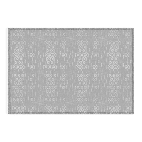 Holli Zollinger ABA MUDCLOTH GRIS Outdoor Rug