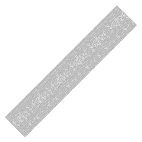 Holli Zollinger ABA MUDCLOTH GRIS Table Runner
