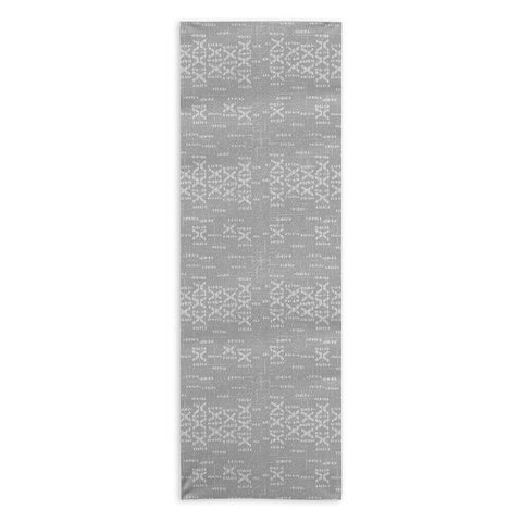 Holli Zollinger ABA MUDCLOTH GRIS Yoga Towel