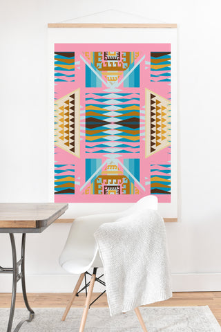 Holli Zollinger Acacia Pink Art Print And Hanger