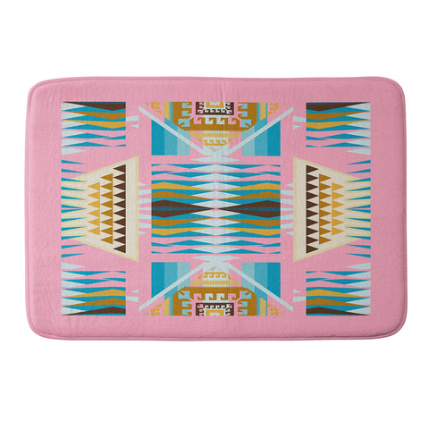 Holli Zollinger Acacia Pink Memory Foam Bath Mat