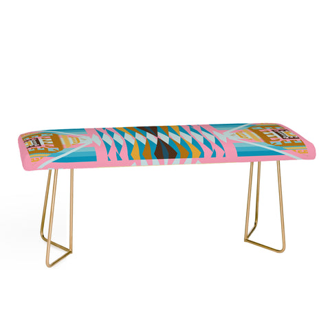 Holli Zollinger Acacia Pink Bench