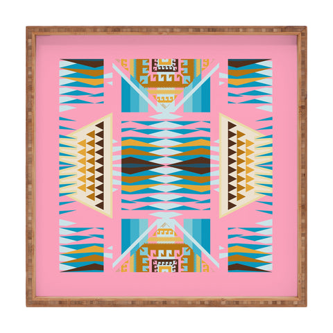 Holli Zollinger Acacia Pink Square Tray