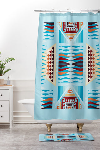 Holli Zollinger Acacia Shower Curtain And Mat