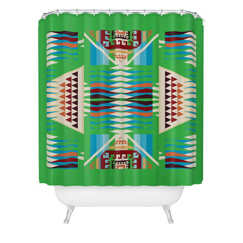 Holli Zollinger Acacia Verde Shower Curtain