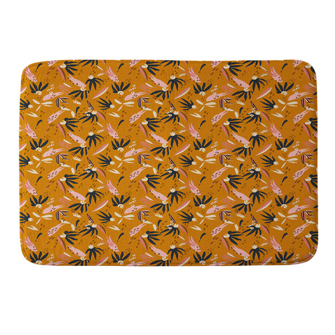 Holli Zollinger ADOBO GARDEN OCHRE Memory Foam Bath Mat