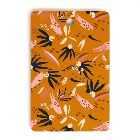 Holli Zollinger ADOBO GARDEN OCHRE Cutting Board Rectangle