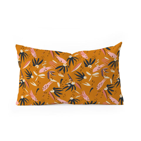 Holli Zollinger ADOBO GARDEN OCHRE Oblong Throw Pillow