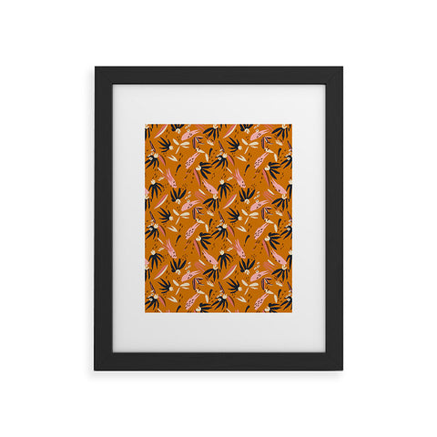 Holli Zollinger ADOBO GARDEN OCHRE Framed Art Print