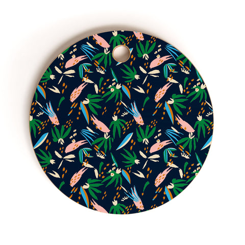 Holli Zollinger ADOBO JUNGLE Cutting Board Round